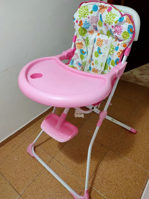 Cadeira bebe rosa