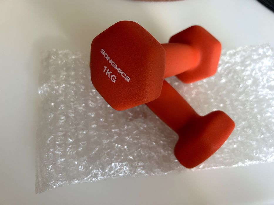 Hantle sześciokątne fitness 2 x 1 kg