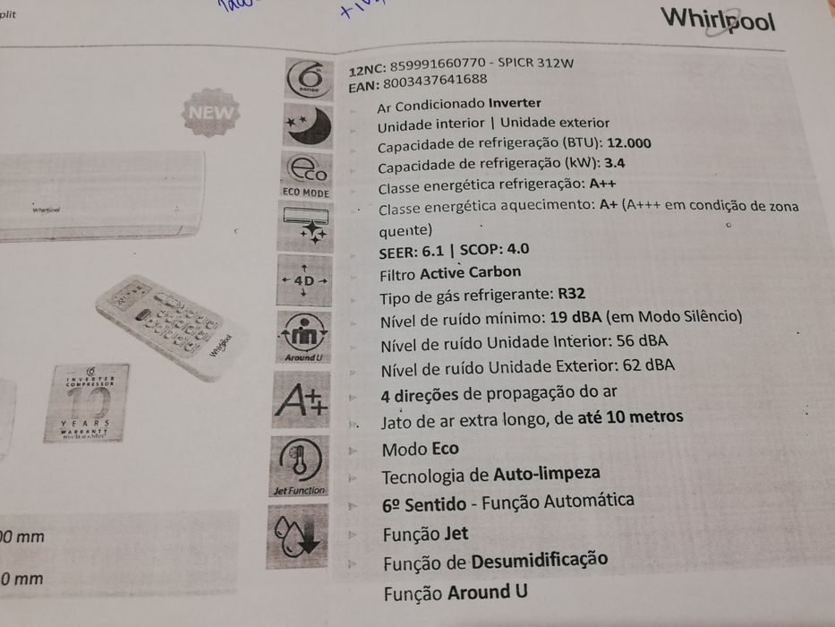 Venda e montagem de equipamentos de ar condicionado