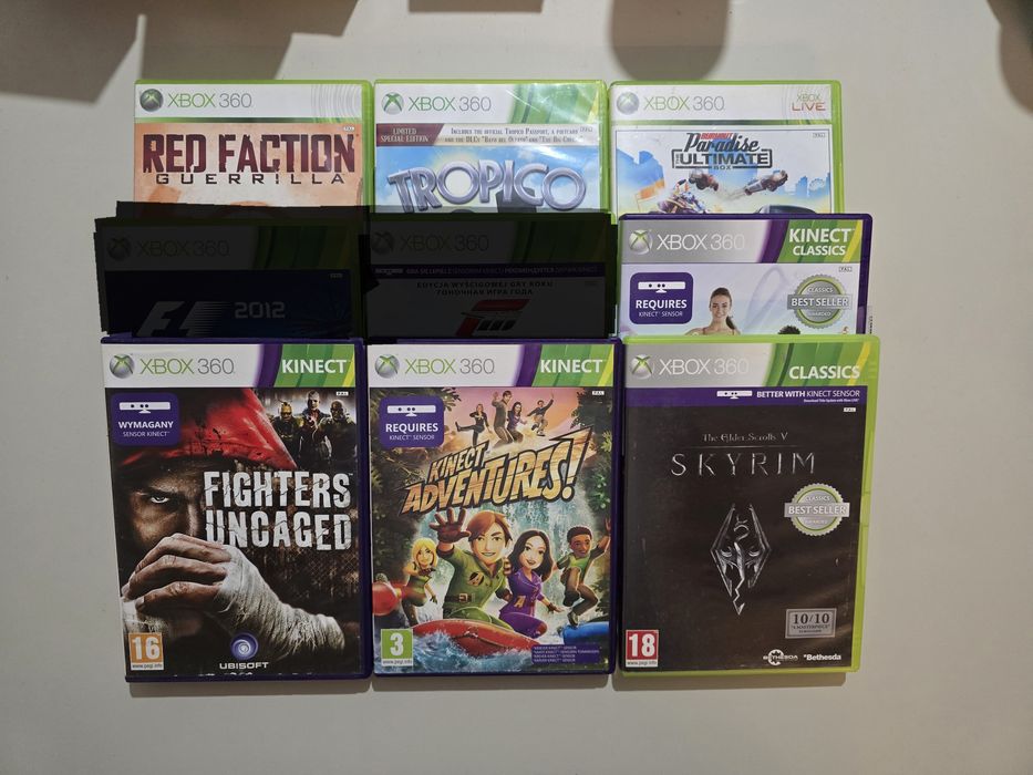 Xbox 360 zestaw 9 gier