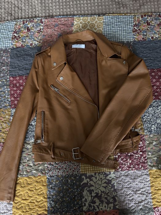 Шкіряна куртка італійського боенду ousen