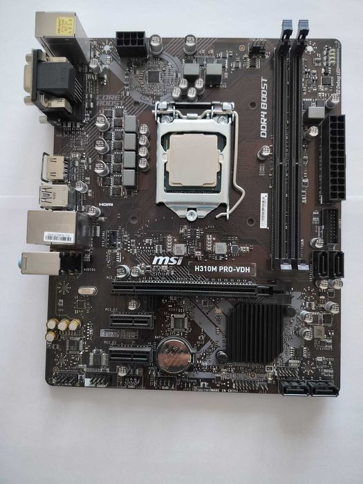 Płyta główna MSI H310M PRO-VDH z procesorem Intel i5-8500 3.00 GHz