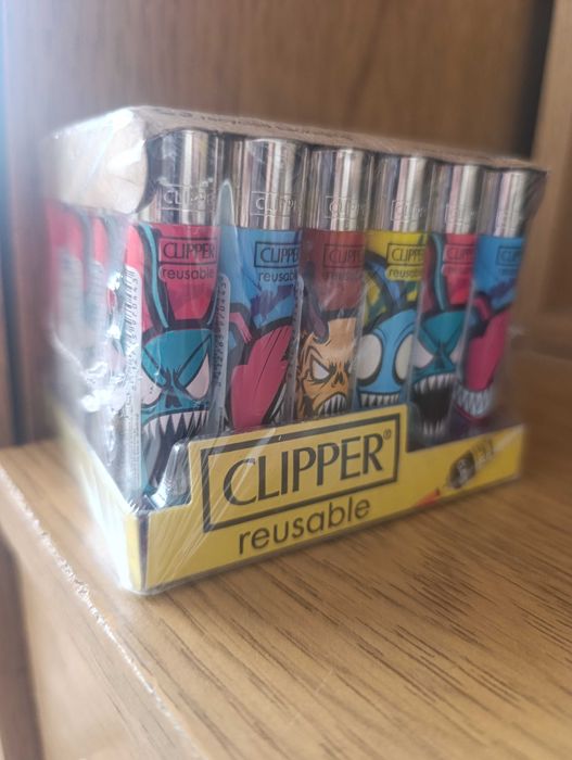 Зажигалки оригінал Clipper (блок 24шт)490грн
