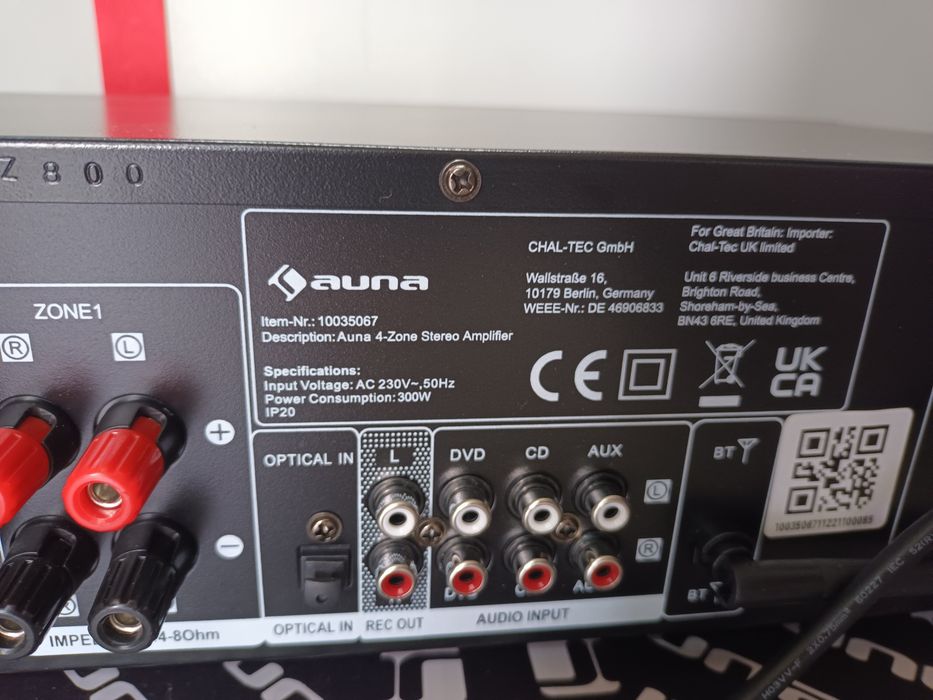 Wzmacniacz stereo Auna AMP-CD950  10035067