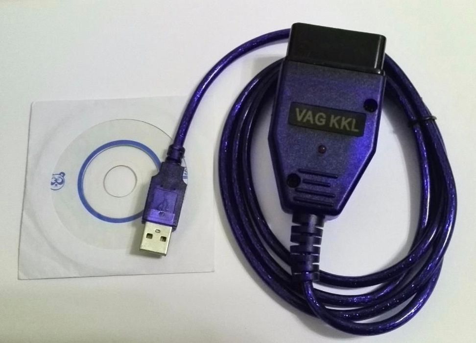 Cabo KKL VAG-COM 409.1 Interface USB OBD2 diagnóstico centralina ECU