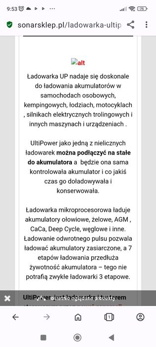 Ładowarka 12V 15A
