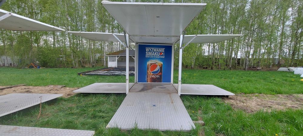 Scena Na Eventy, Kontener, Reklama, Magazyn, przyczepa do transortu