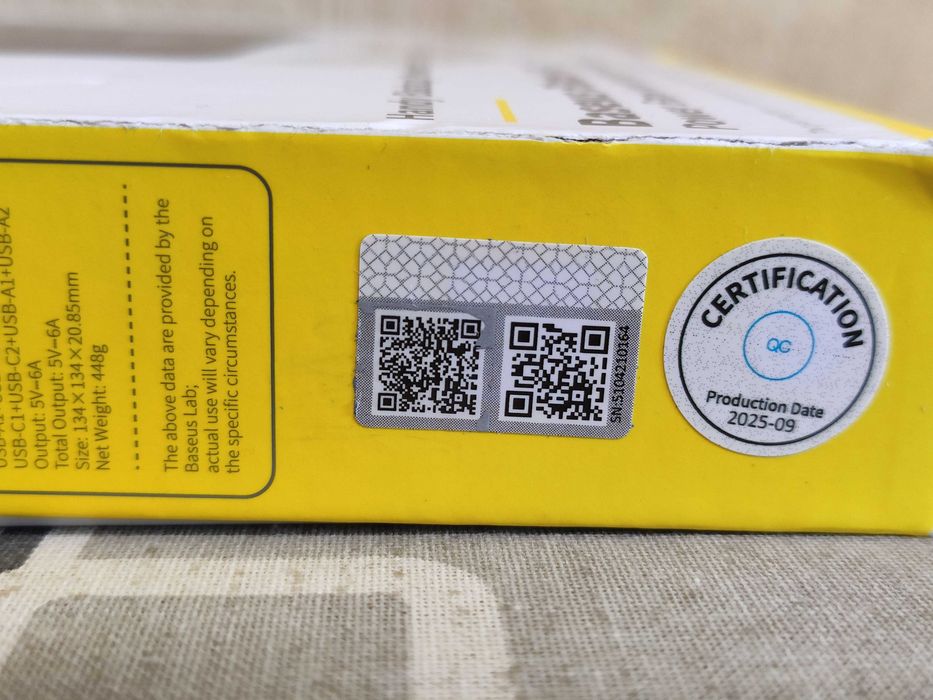 павербанк Baseus Blade Digital Display 20000mAh 100W 100% ОРИГІНАЛ