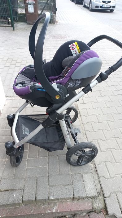 Wózek Bebetto Nico 3w1 Gondola Nosidełko