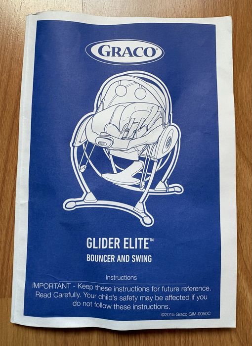 Заколисуючий центр Graco glider elite