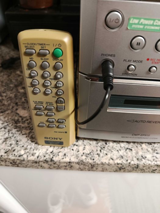 Aparelhagem de som sony