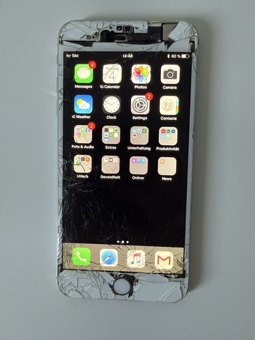 iphone 6 sprawny działa pęknięta szybka