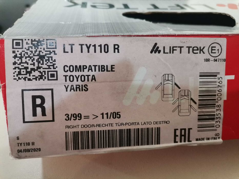 Elevador de vidro toyota yaris 3 portas