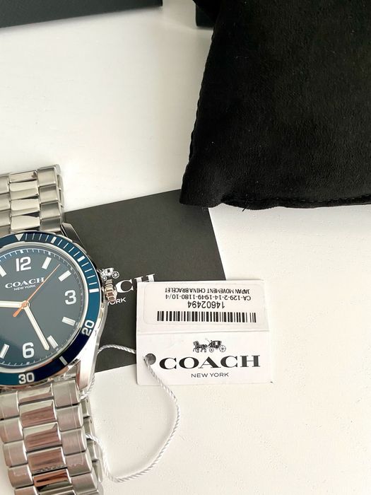Чоловічий годинник на подарунок чоловіку подарок парню часы Coach