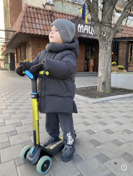 детский зимний пуховик, пуфер Zara 116