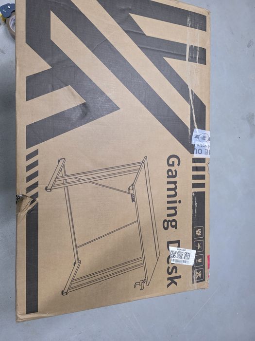 ODK stolik gamingowy z diodami LED, 80 × 50