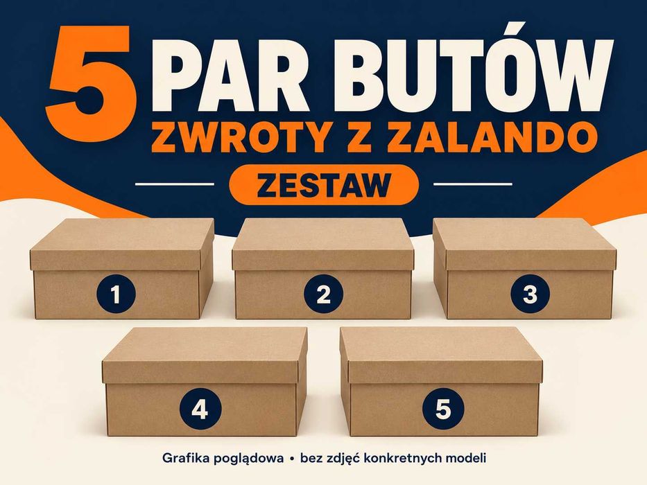 5 par obuwia ze zwrotów Zalando – zestaw