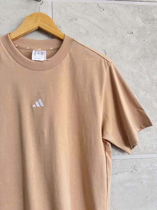 Adidas Nowa Bawełniana Bluzka Damska Beżowa M
