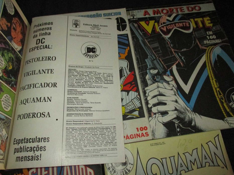 Livros revistas BD DC Especial Abril
