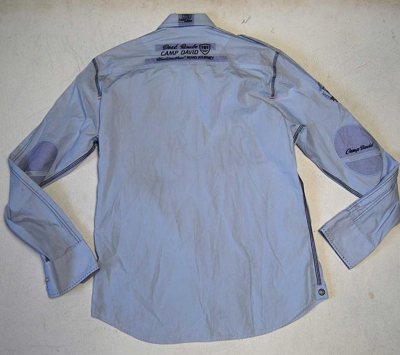 CAMP DAVID  roz.M  koszula męska ,bawełna ,z metką