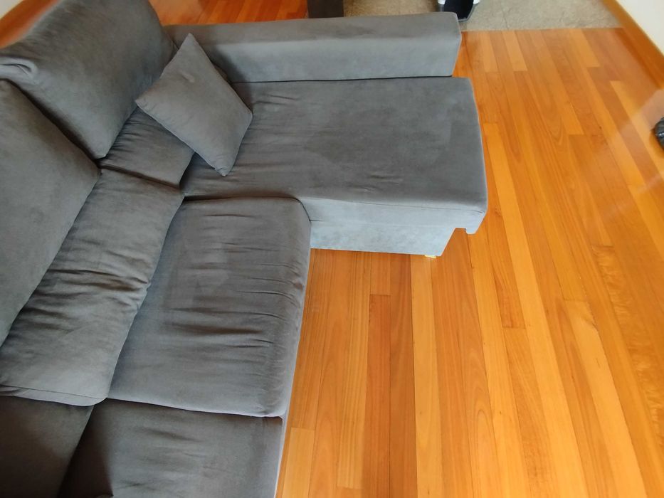 Sofá 3 lugares com chaise