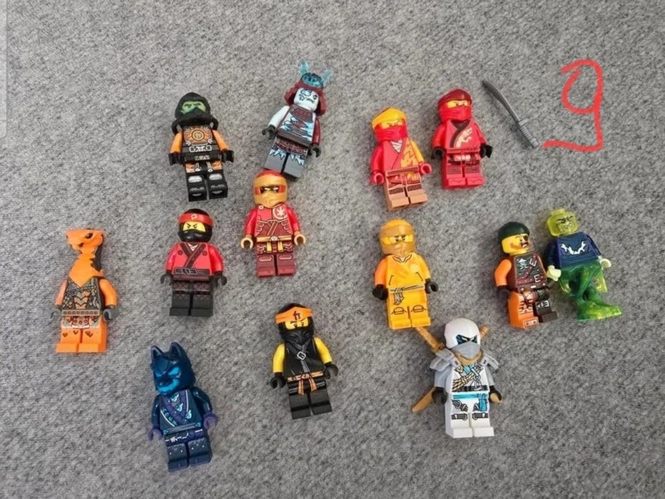 Lego ninjago mix minifigurek 120szt.
