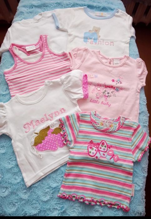Bluzki na krótki rękaw, t-shirt, rozm.68, Next