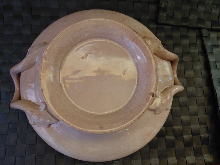 Terrina Redonda Antiga - Fábrica de Loiça de Sacavém (Sem Tampa) – 25 cm