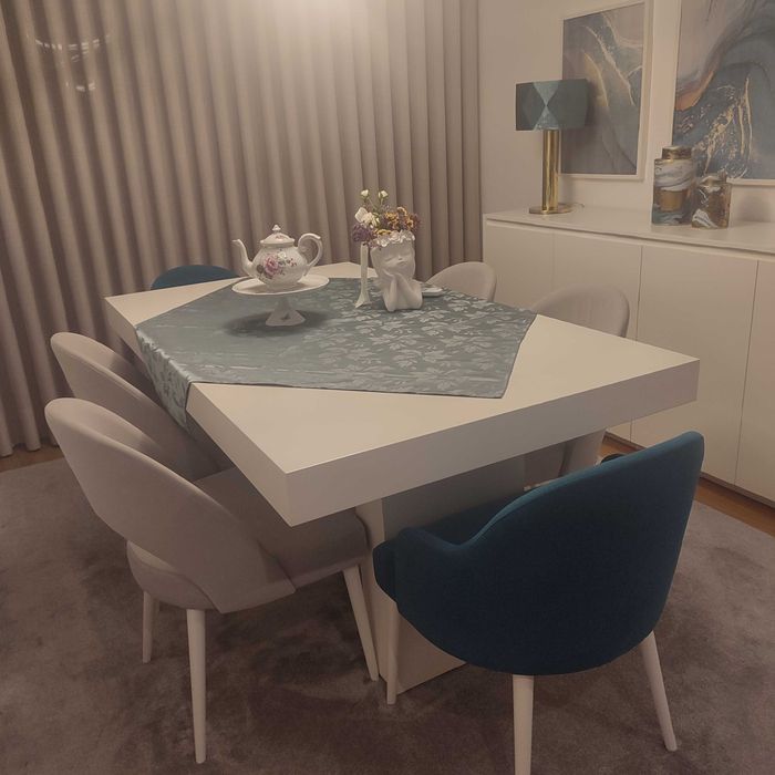 Conjunto sala jantar + sofá