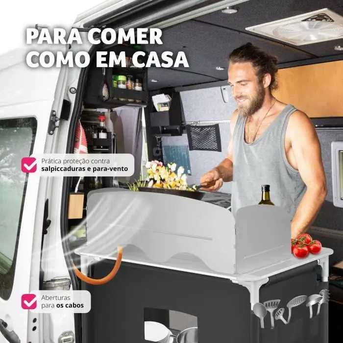 Cozinha de Campismo em Alumínio TecTake (76 x 53.5 x 107 cm) - Nova