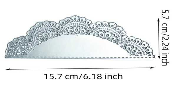 Cortante Barra Rendada para Convites ou Fecha Sacos