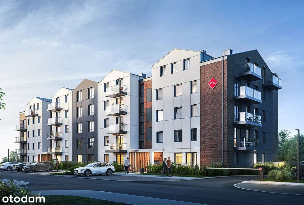 2-pokojowe mieszkanie 42m2 + balkon Bezpośrednio