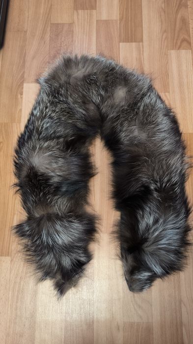 Воротник натуральный чернобуркадлина 125 см