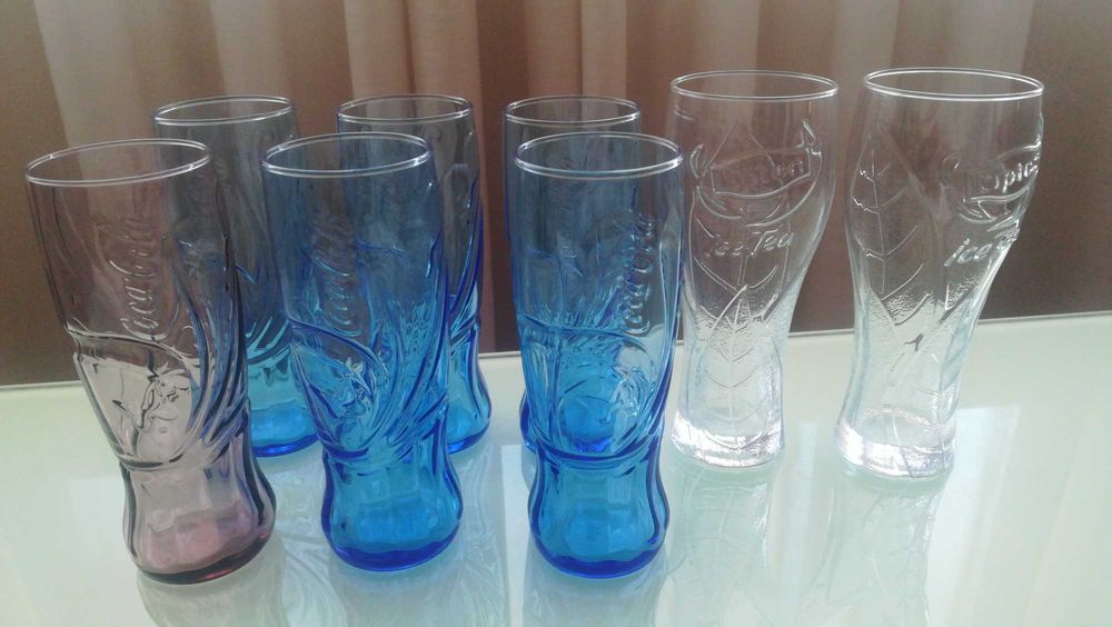 Conjunto Copos Coca-Cola / Lipton Ice Tea442991407835402241