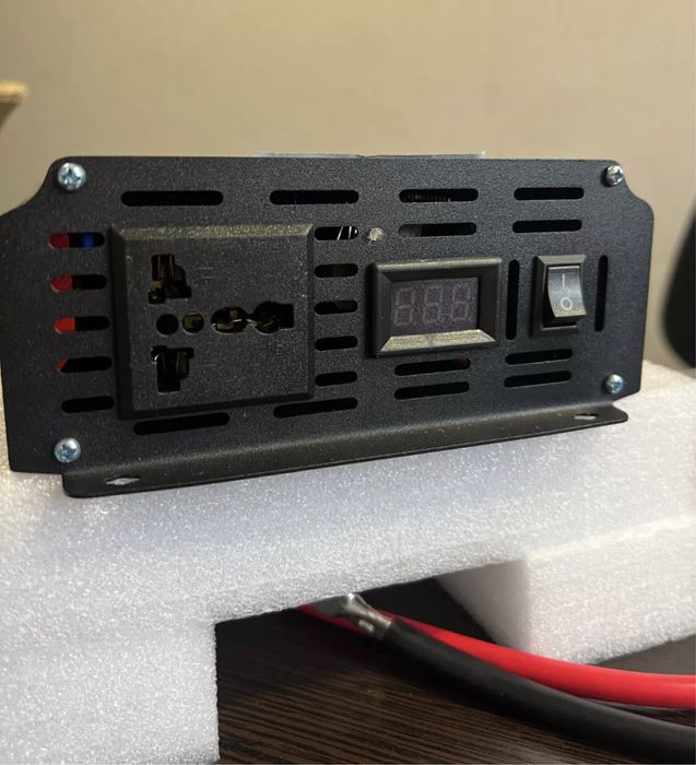 Інвертор 12V-220 2500/1200W Перетворювач напруги Чистий синус 100%