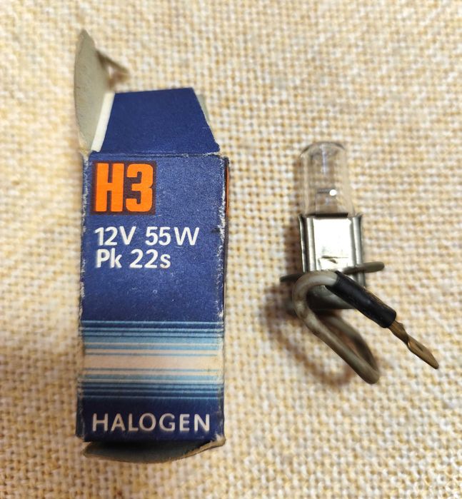 Żarówka halogen H3 12V 55W Ps 22s