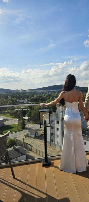 Suknia ślubna rybka