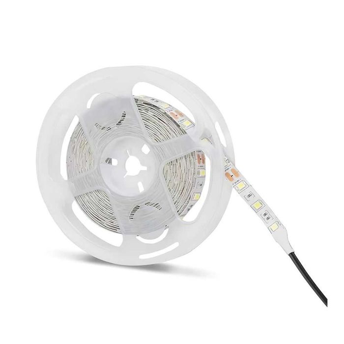 LED стрічка 3000K 5V 5м — тепле біле світло, USB живлення