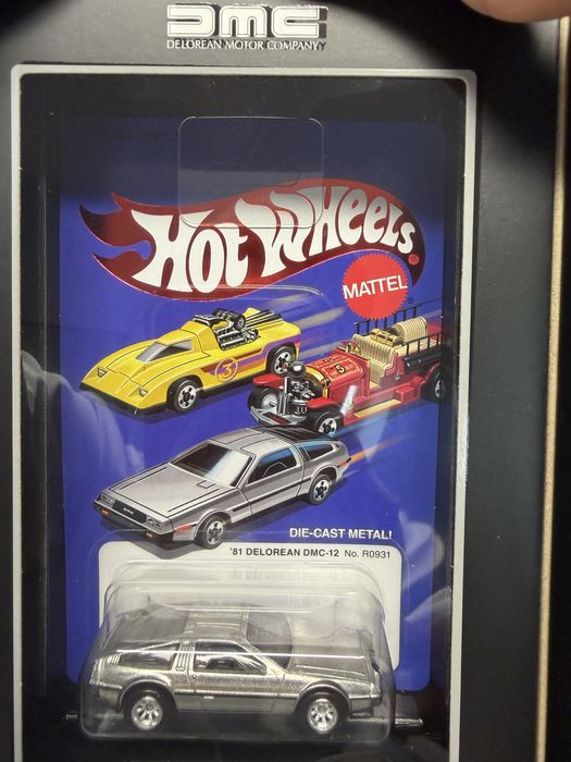 DeLorean set HotWheels