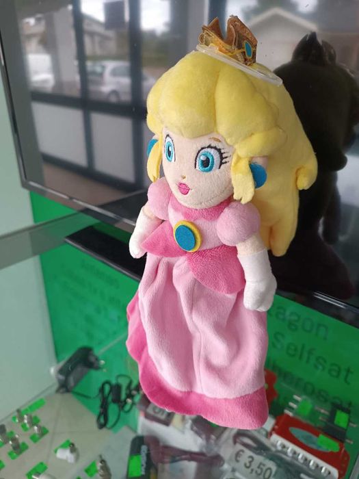 PROMO:Peluche Princess Peach Super Mario Nintendo 25cm