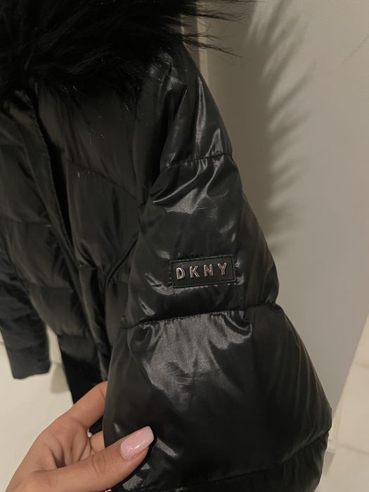 Kurtka zimowa damska puchowa DKNY DONNA KARAN NEW YORK rozm S