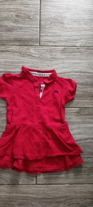 Czerwona sukienka Polo r80/86