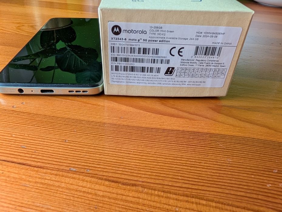 Motorola G54 5G pistacjowy