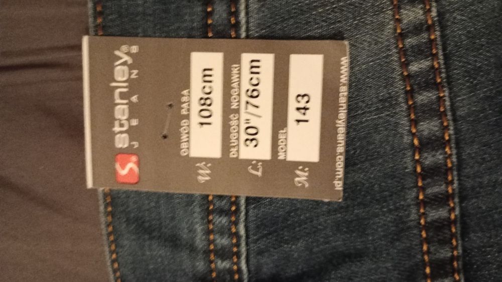 Spodnie Stanley  Jeans Nowe