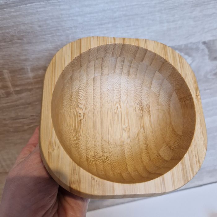 Eco rascals miseczka bambusowa z przyssawką łyżeczka