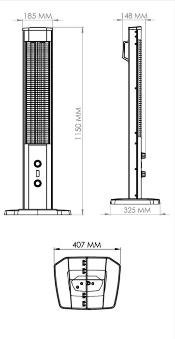Инфракрасный обогреватель Delfa hi 22232 Mica V