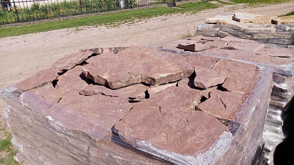 Камінь бутовий плитка одиничка ріпач соломка сходи рвана руст