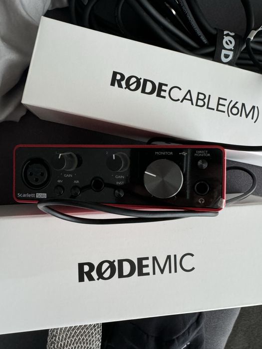 Rode nt1-a microphone novo