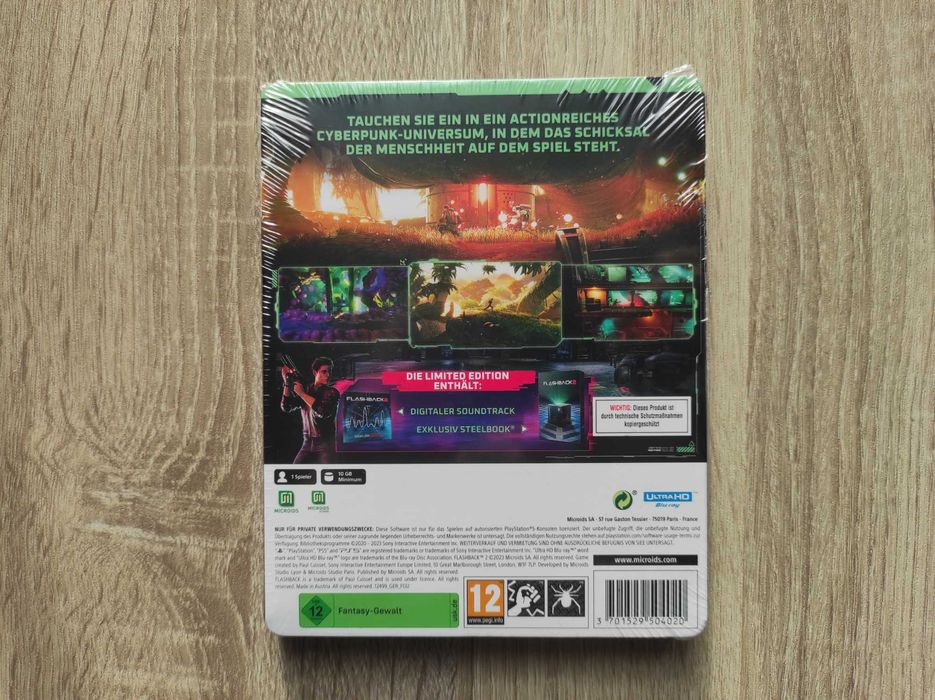 Flashback 2 Limited Edition Steelbook PL - PS5 - Nowa w folii