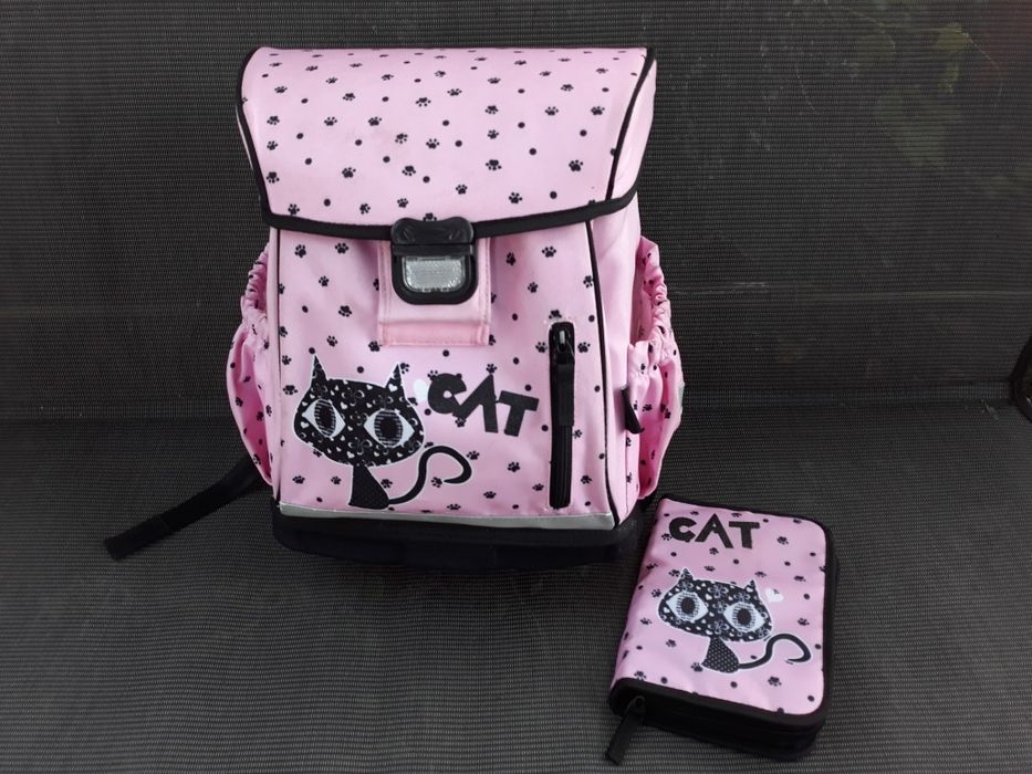 Plecak/Tornister HAMA Black Cat +piórnik Cat